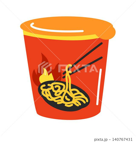 korean instant noodle cup, cilinary korean instant noodle cup, cilinary 140767431
