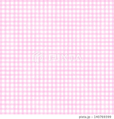 水彩桜ピンクの手描きチェック背景 間隔狭め 正方形 水彩桜ピンクの手描きチェック背景 間隔狭め 正方形 140769399