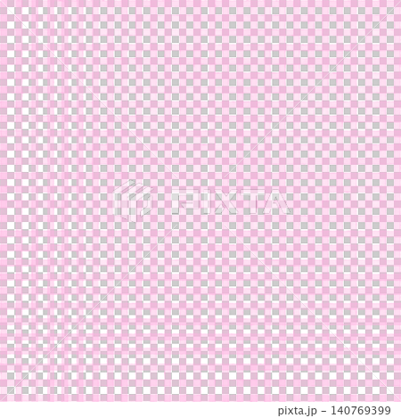 水彩桜ピンクの手描きチェック背景 間隔狭め 正方形 水彩桜ピンクの手描きチェック背景 間隔狭め 正方形 140769399
