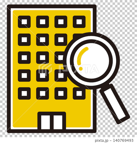 House hunting icons: Company, Office, Apartment, Multi-unit housing, Share house House hunting icons: Company, Office, Apartment, Multi-unit housing, Share house 140769493
