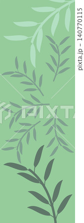 Muted abstract botanical leaf branches vertical background Muted abstract botanical leaf branches vertical background 140770115