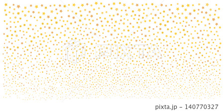 Golden Stars Confetti Background 140770327