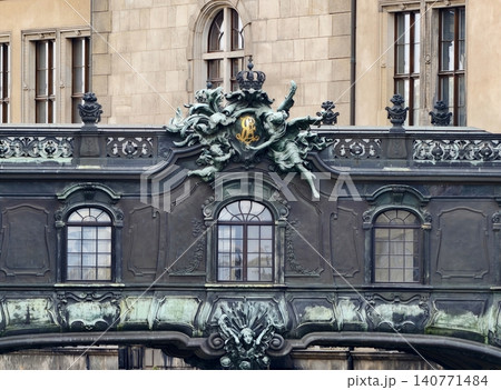Ornate bronze architectural elements with green oxidation enrich highend restoration and branding designs Ornate bronze architectural elements with green oxidation enrich highend restoration and branding designs 140771484