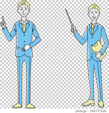 Businessman's pose (full body) Businessman's pose (full body) 140773326
