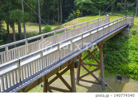 群馬県高崎市にある箕輪城跡 群馬県高崎市にある箕輪城跡 140774340