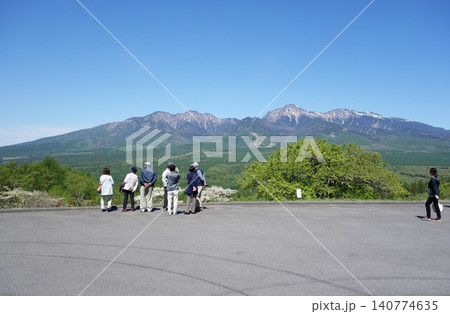 八ヶ岳連峰(野辺山高原平沢峠にて) 八ヶ岳連峰(野辺山高原平沢峠にて) 140774635
