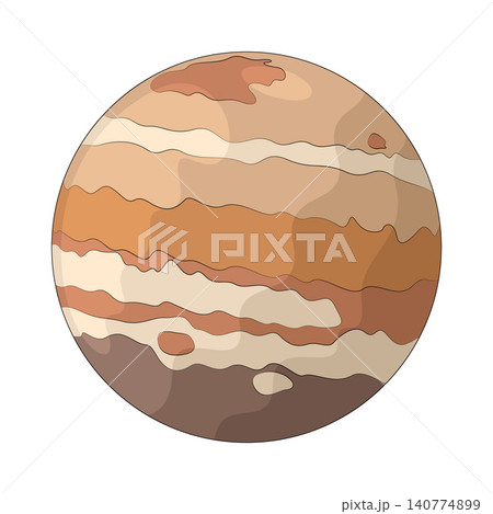 Illustration of Jupiter 140774899