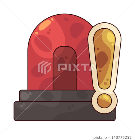 Illustration of Emergency light 140775253