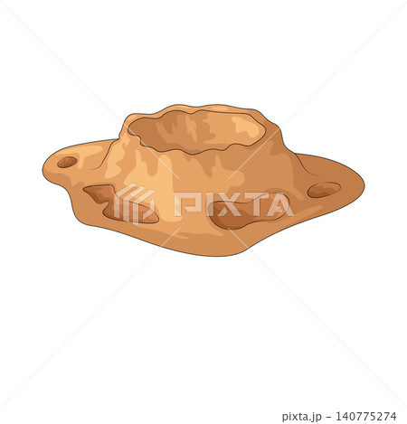 Illustration of Crater 140775274
