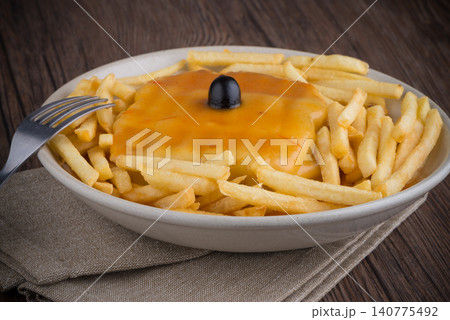 Francesinha on plate Francesinha on plate 140775492