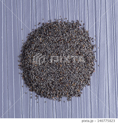 Circle of poppy seeds Circle of poppy seeds 140775823
