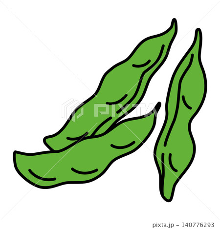 枝豆のベクターイラスト 枝豆のベクターイラスト 140776293