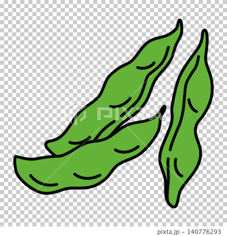 枝豆のベクターイラスト 枝豆のベクターイラスト 140776293