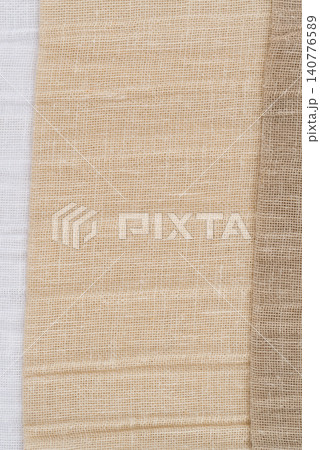 Beige fabric 140776589