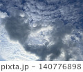Dramatic Layered Clouds With Sunlight Breaking Through Dark Cumulus 140776898