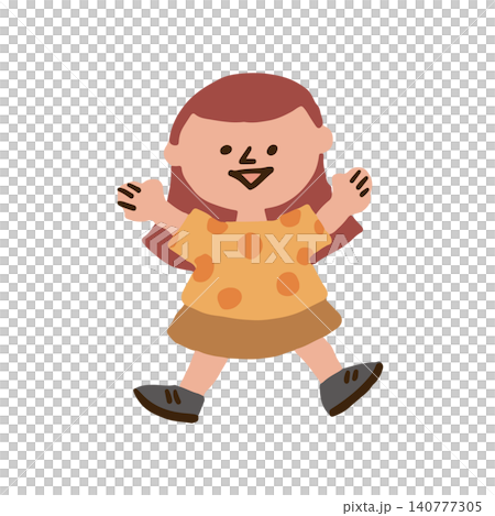 夏服の子供のイラスト 140777305