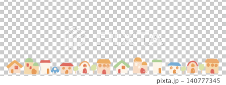 一幅輕鬆現代的街景插圖 一幅輕鬆現代的街景插圖 140777345