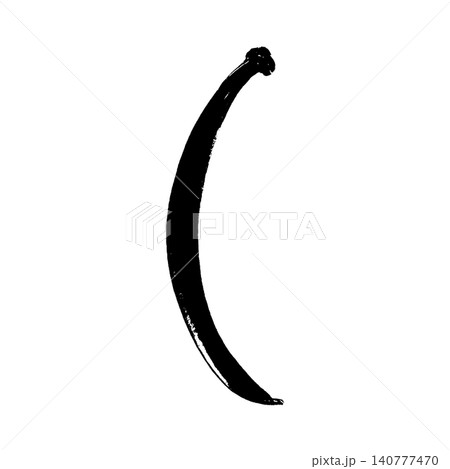 左かっこ、書道の毛筆の文字、アルファチャンネル 左かっこ、書道の毛筆の文字、アルファチャンネル 140777470