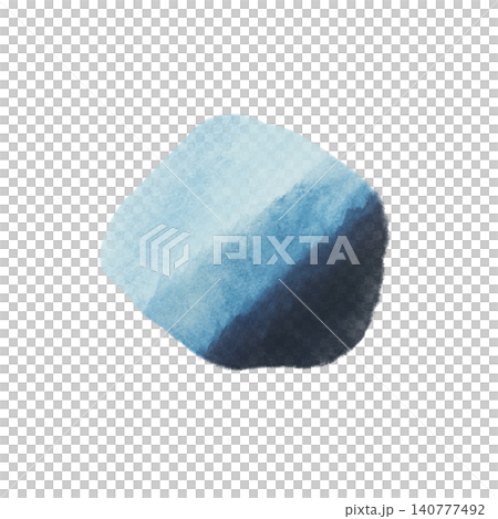Watercolor accent - Indigo Watercolor accent - Indigo 140777492