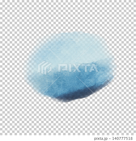 Watercolor accents - indigo Watercolor accents - indigo 140777518