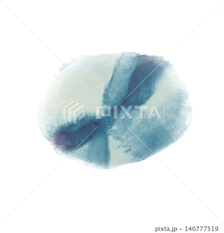 水彩のあしらい_藍色 水彩のあしらい_藍色 140777519