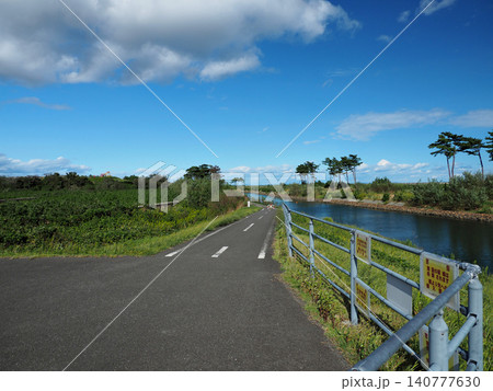 宮城県仙台市・仙台亘理自転車道(みちのく潮風トレイル) 宮城県仙台市・仙台亘理自転車道(みちのく潮風トレイル) 140777630