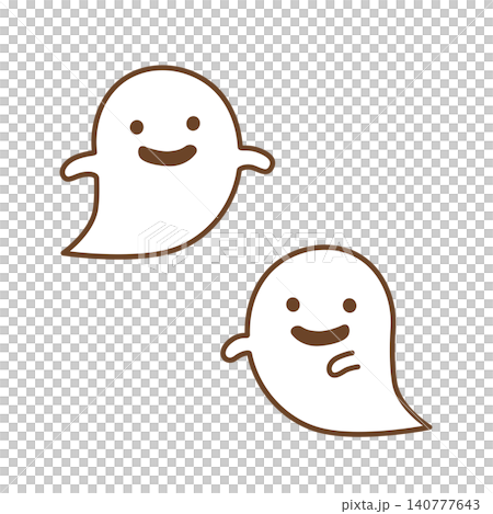 Simple ghost illustration Simple ghost illustration 140777643