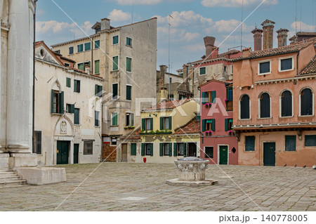 Small town square in Venice Small town square in Venice 140778005