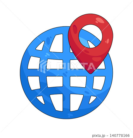 Illustration of location pin Illustration of location pin 140778166