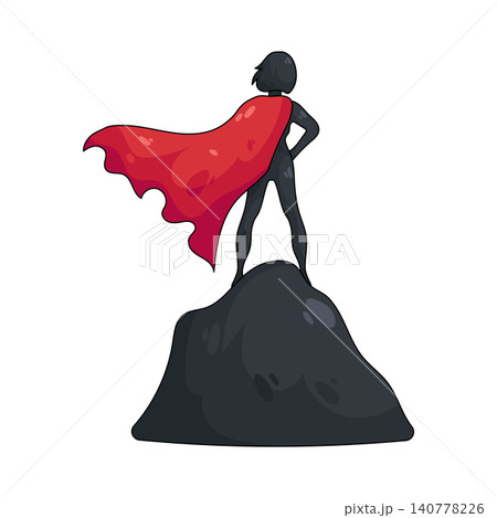 Illustration of super woman Illustration of super woman 140778226