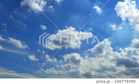 Blue sky with clouds background 140779390