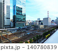 初夏 JR東京駅 在来線 線路 初夏 JR東京駅 在来線 線路 140780839