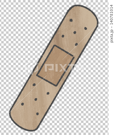 Simple illustration of a bandage (with outlines) Simple illustration of a bandage (with outlines) 140781014