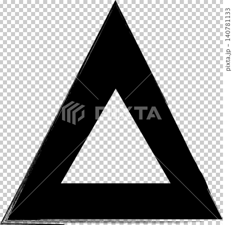 Triangle brush frames with triangle border layout 140781133