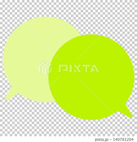 Simple color speech bubbles overlapping conversations Simple color speech bubbles overlapping conversations 140781204