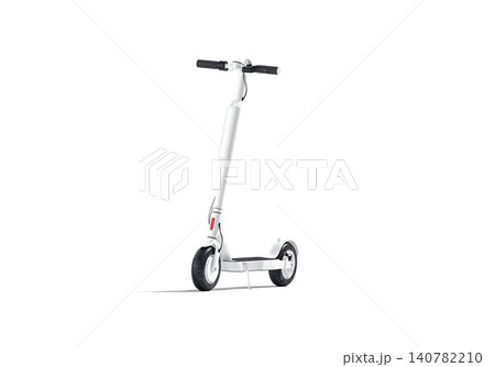 Blank white electric scooter with banner mockup png, transparent background, 3d rendering. Empty two-wheeled e-scooter for rent mock up cut out. Clear skooter for urban sidewalk mokcup template. Blank white electric scooter with banner mockup png, transparent background, 3d rendering. Empty two-wheeled e-scooter for rent mock up cut out. Clear skooter for urban sidewalk mokcup template. 140782210