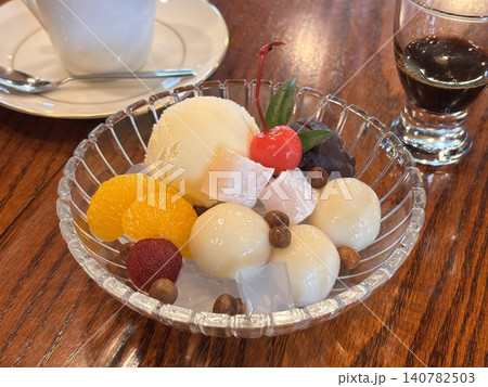 白玉クリームあんみつセット 白玉クリームあんみつセット 140782503