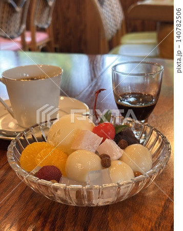 白玉クリームあんみつセット 白玉クリームあんみつセット 140782506