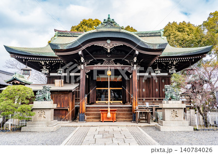 大阪市住吉区住吉 生根神社(通称:奥の天神)拝殿(片桐且元が本殿を寄進した由緒ある神社) 大阪市住吉区住吉 生根神社(通称:奥の天神)拝殿(片桐且元が本殿を寄進した由緒ある神社) 140784026