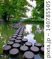 Wooden steps into the future. 140785505