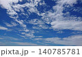 晴れやかな青空と流れる雲（希望・前進・エコのイメージ） 140785781