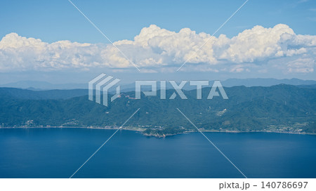 蠑螺ヶ岳登山道からの眺め 140786697