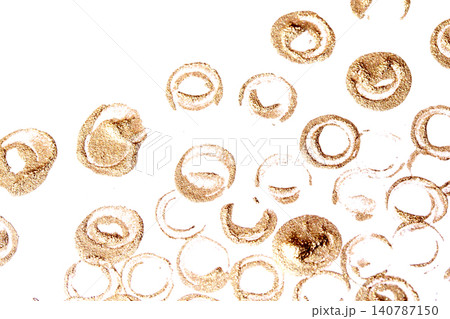 Gold metallic paint brush smear stroke golden bronze color stain shiny glittering textured background Gold metallic paint brush smear stroke golden bronze color stain shiny glittering textured background 140787150