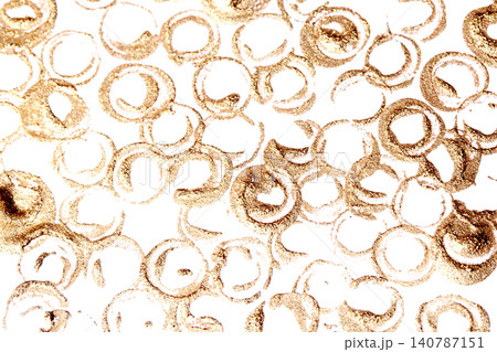 Gold metallic paint brush smear stroke golden bronze color stain shiny glittering textured background Gold metallic paint brush smear stroke golden bronze color stain shiny glittering textured background 140787151