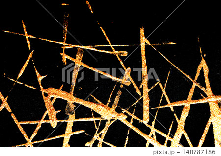 Gold metallic paint brush smear stroke golden bronze color stain shiny glittering textured background Gold metallic paint brush smear stroke golden bronze color stain shiny glittering textured background 140787186
