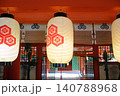 安芸の宮島厳島神社広間の献灯 140788968