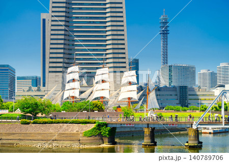 横浜・日本丸 総帆展帆(そうはんてんぱん) 横浜・日本丸 総帆展帆(そうはんてんぱん) 140789706