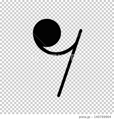 Decorative musical note silhouette icon vector Decorative musical note silhouette icon vector 140789904