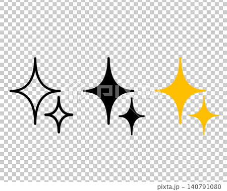 Set of 3 glittery icons (monochrome, black, yellow) Set of 3 glittery icons (monochrome, black, yellow) 140791080