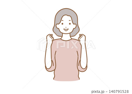 女性 表情 やる気 女性 表情 やる気 140791528